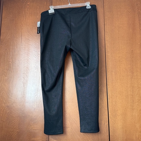 Soho Apparel Ltd Black and Silver Pull On Pants NWT Sz 2X Ret $55 - Picture 2 of 7